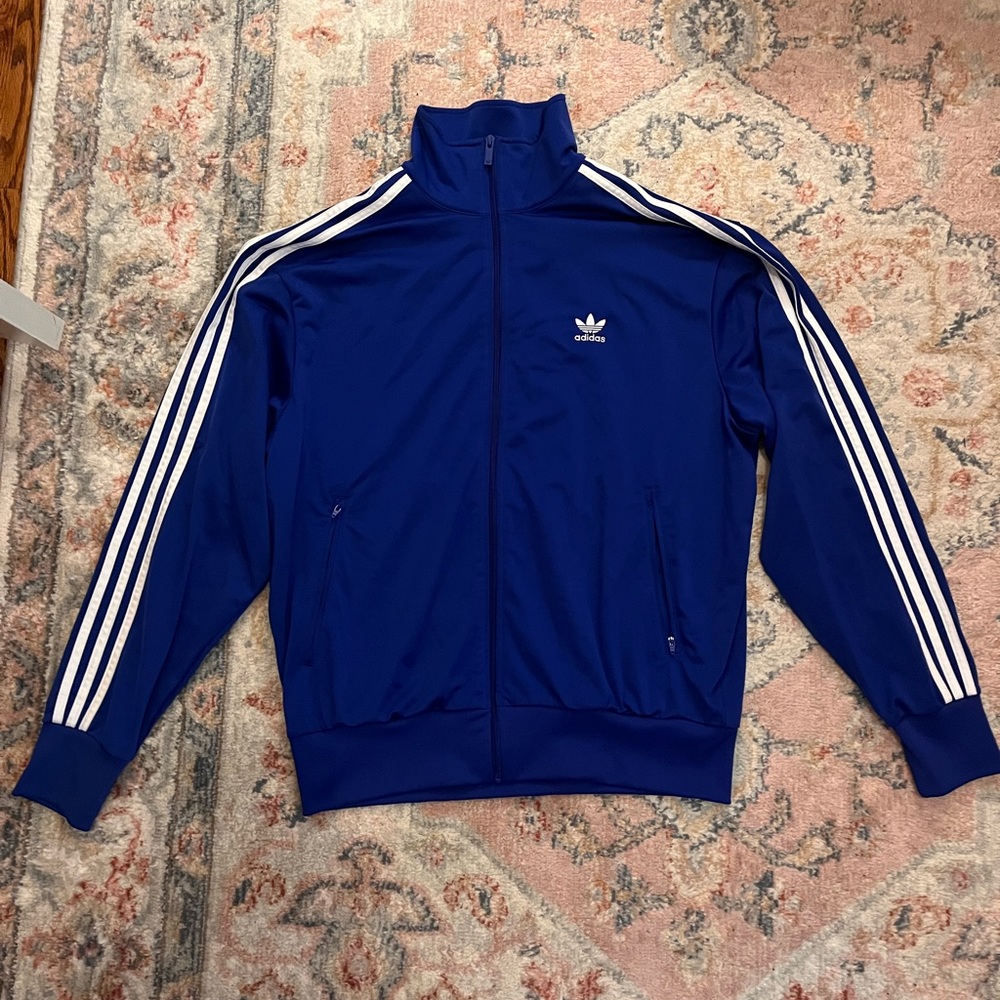 Adidas Men's Blue Track Jacket